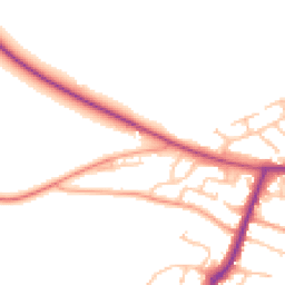 Daytime road noise heatmap for WR10 2GQ