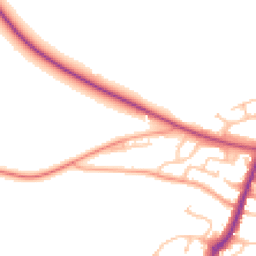 Daytime road noise heatmap for WR10 2GS