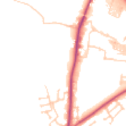 Daytime road noise heatmap for WR10 2GZ