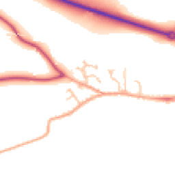 Daytime road noise heatmap for WR10 2HR
