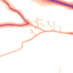 Daytime road noise heatmap for WR10 2JD