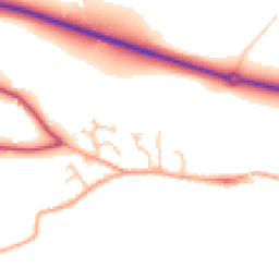 Daytime road noise heatmap for WR10 2JG