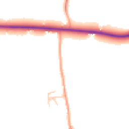 Daytime road noise heatmap for WR10 2QP