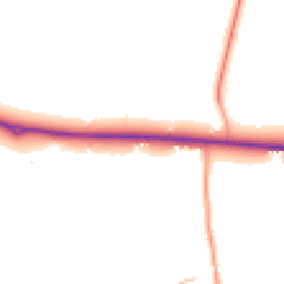 Daytime road noise heatmap for WR10 2QR