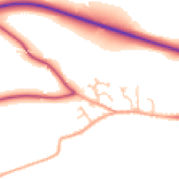 Daytime road noise heatmap for WR10 2RL