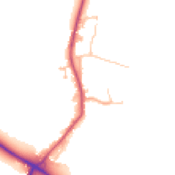 Daytime road noise heatmap for WR10 2RZ