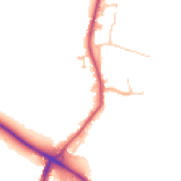 Daytime road noise heatmap for WR10 2TZ