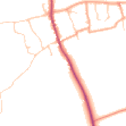 Daytime road noise heatmap for WR10 3AL