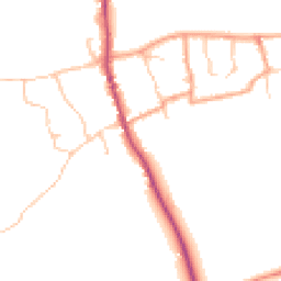 Daytime road noise heatmap for WR10 3AW
