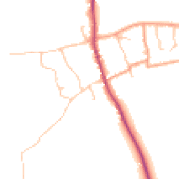 Daytime road noise heatmap for WR10 3BB