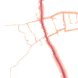 Daytime road noise heatmap for WR10 3BD