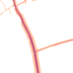 Daytime road noise heatmap for WR10 3DE