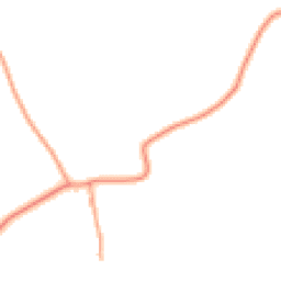 Daytime road noise heatmap for WR10 3DW