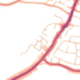 Daytime road noise heatmap for WR10 3EA