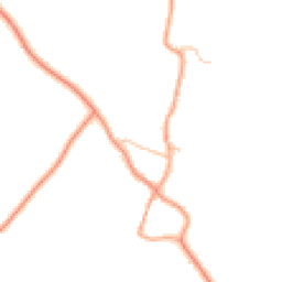 Daytime road noise heatmap for WR10 3EN