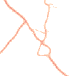 Daytime road noise heatmap for WR10 3EW