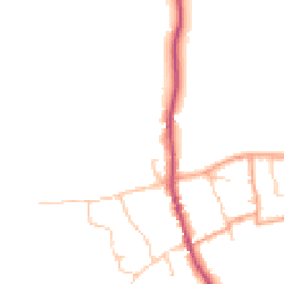 Daytime road noise heatmap for WR10 3FD