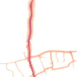 Daytime road noise heatmap for WR10 3FE