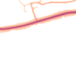 Daytime road noise heatmap for WR10 3JP