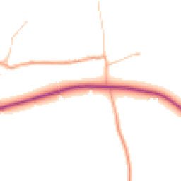 Daytime road noise heatmap for WR10 3JR