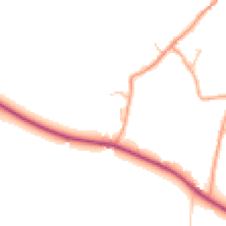 Daytime road noise heatmap for WR10 3JX