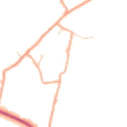 Daytime road noise heatmap for WR10 3LY
