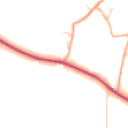 Daytime road noise heatmap for WR10 3NE