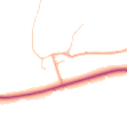 Daytime road noise heatmap for WR10 3NY