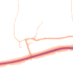 Daytime road noise heatmap for WR10 3PD