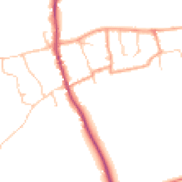 Daytime road noise heatmap for WR10 3PZ