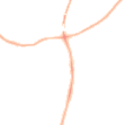 Night-time road noise heatmap for WR11 2JN