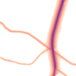 Daytime road noise heatmap for WR11 2QT
