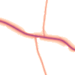 Daytime road noise heatmap for WR11 2RA