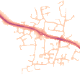 Daytime road noise heatmap for WR11 2RT