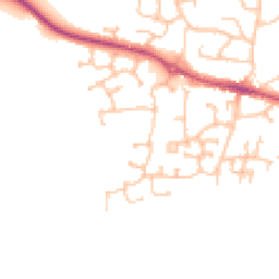 Daytime road noise heatmap for WR11 2RW
