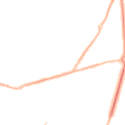 Night-time road noise heatmap for WR11 3EE