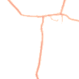 Daytime road noise heatmap for WR11 4DG