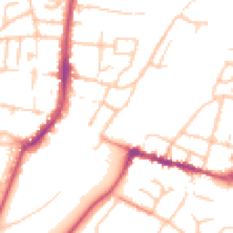 Daytime road noise heatmap for WR11 4HH