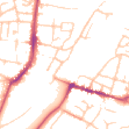 Daytime road noise heatmap for WR11 4HL
