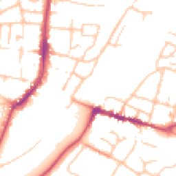 Daytime road noise heatmap for WR11 4HW
