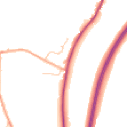Daytime road noise heatmap for WR11 4LZ