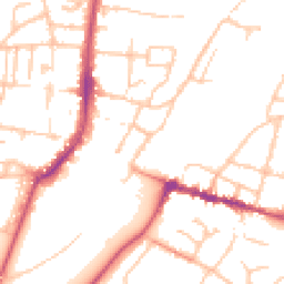 Daytime road noise heatmap for WR11 4PP
