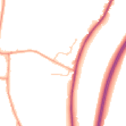 Daytime road noise heatmap for WR11 4TJ