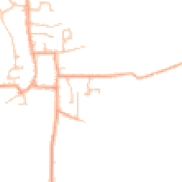 Daytime road noise heatmap for WR11 7AA