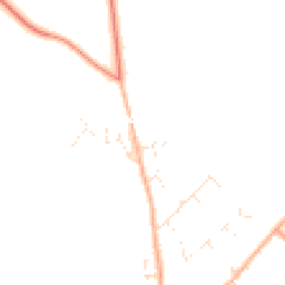 Daytime road noise heatmap for WR11 7AF