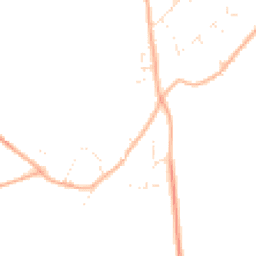 Daytime road noise heatmap for WR11 7AG
