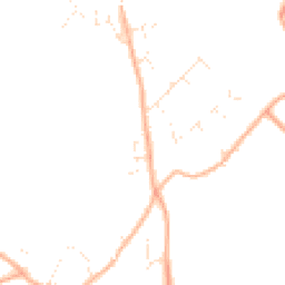 Daytime road noise heatmap for WR11 7AL