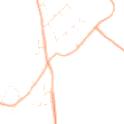 Daytime road noise heatmap for WR11 7AT