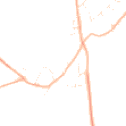 Daytime road noise heatmap for WR11 7AU