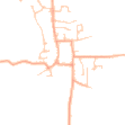 Daytime road noise heatmap for WR11 7ES